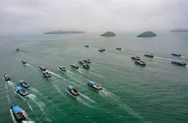 National angling contest held in Ninghai Bay