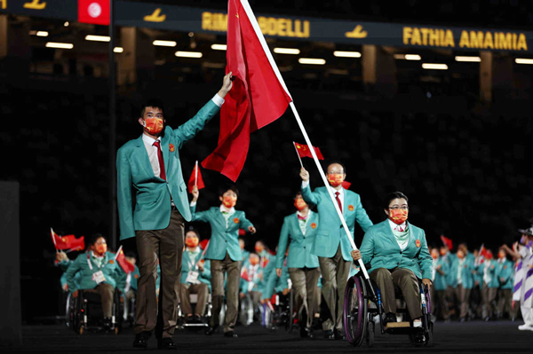 Ningbo athlete serves as China flag-bearer at Tokyo Paralympics
