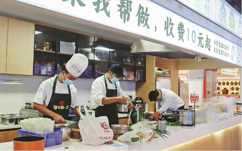 Cooked-to-order service a hit at Zhejiang market