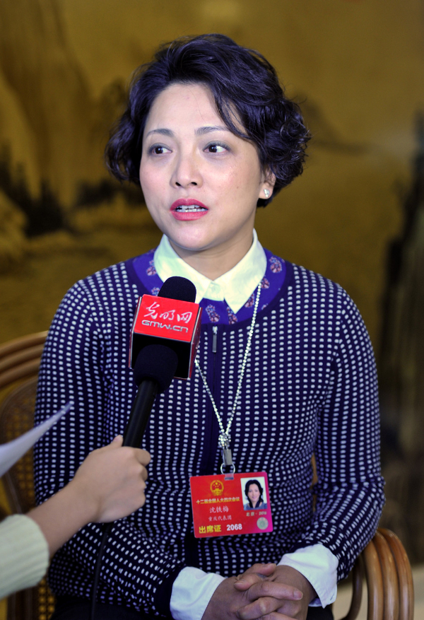 NPC deputy Shen Tiemei: Talent cultivation essential for substance in cultural facilities.jpeg