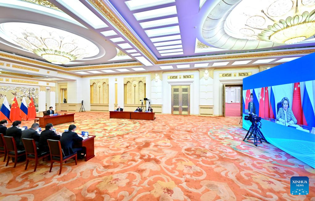 Top Chinese legislator holds talks with Russian Federation Council speaker2.jpg