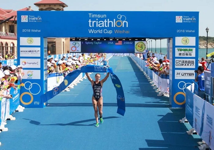 ITU Triathlon World Cup stages in Weihai