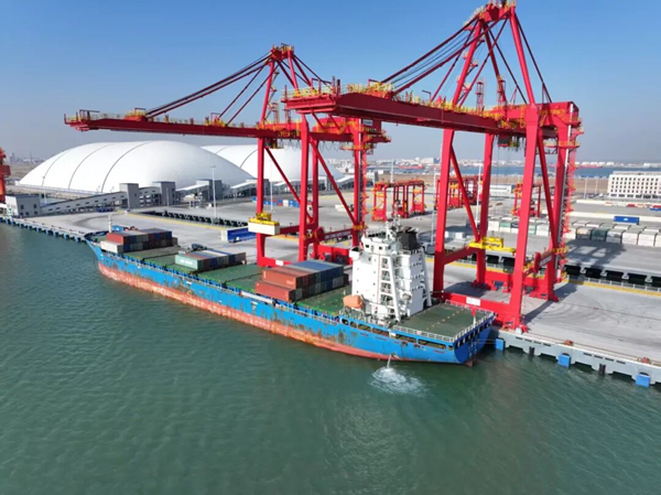 New direct shipping route opens between Shandong and Hainan