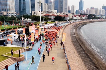 Shinan's seasonal running series ends on a coastal high