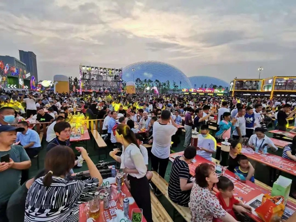 Zibo gets set to hold 3rd Tsingtao Beer Festival