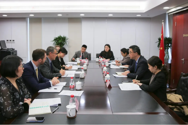 UK intellectual property delegation visits Shanghai IP body