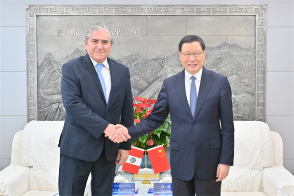 Ying Yong meets with Peruvian ambassador to China