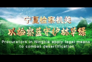 Procurators in Ningxia apply legal means to combat desertification