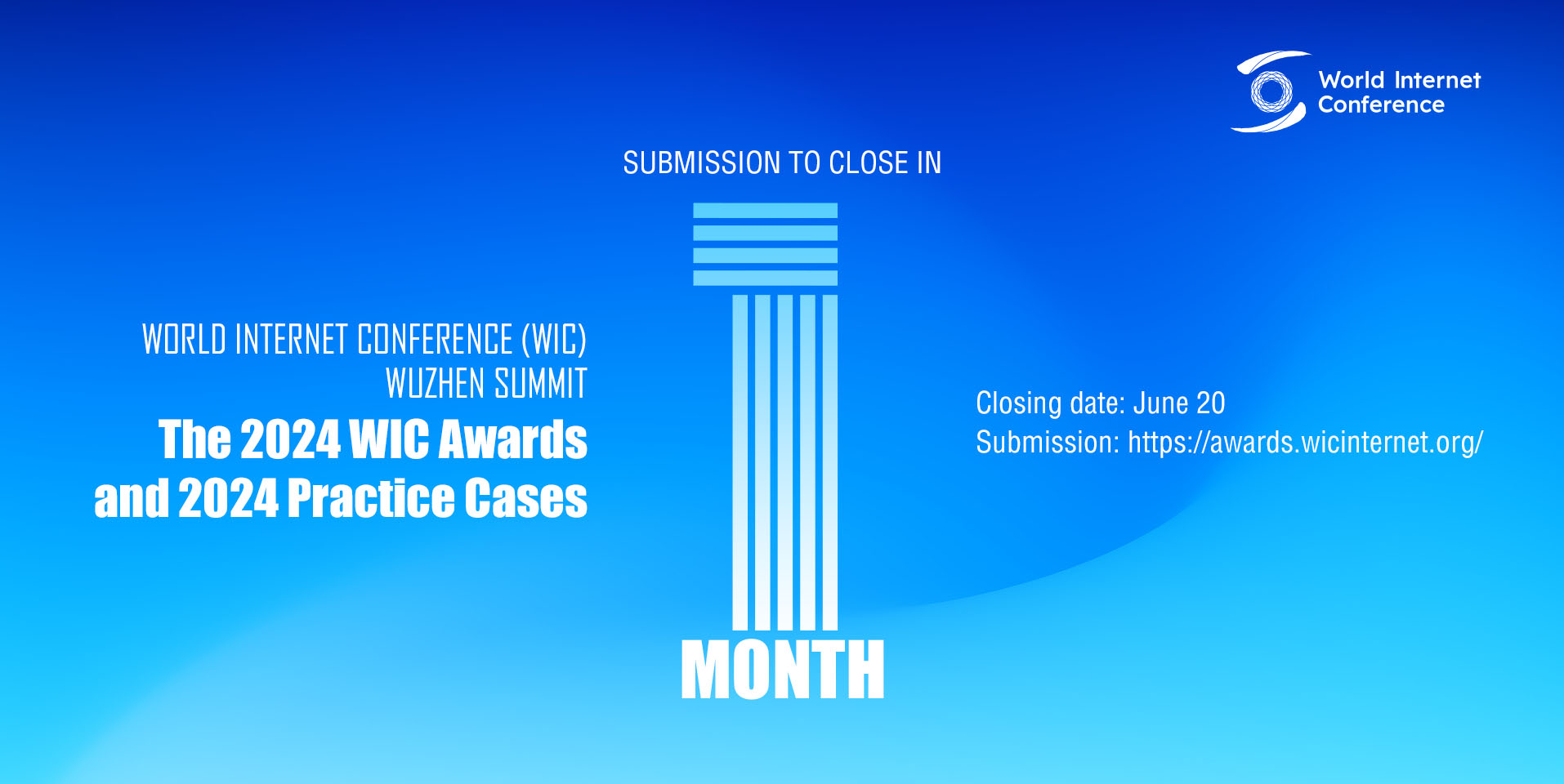 Submission of 2024 WIC Awards and Practice Cases to close in 1 month 