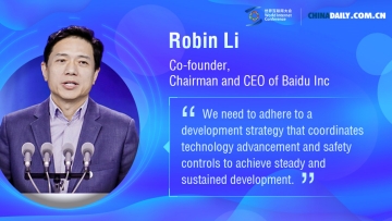 Robin Li: Balance technology advancement and safety controls