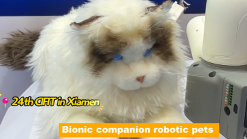 Bionic companion robotic pets offer love and comfort