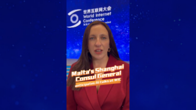 Video | Malta's Shanghai Consul General anticipates AI talks at WIC