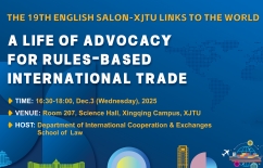 A Life of Advocacy for Rules-based International Trade