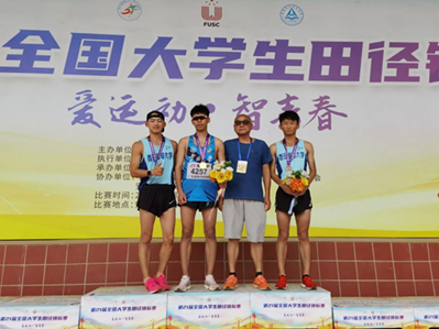 Athlete from Yunnan University shines at national race walk event